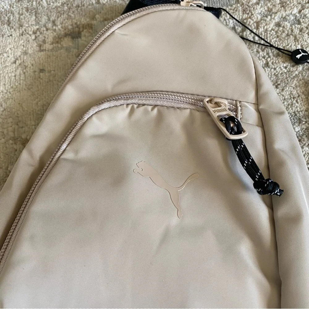 Puma NWT Evercat Myriad Slingback Light Beige Cross Body Back Pack Purse Unisex